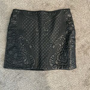 Leather skirt